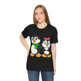 Adult-Size Tee - Leigha Marina's Mommy & Daddy Penguins