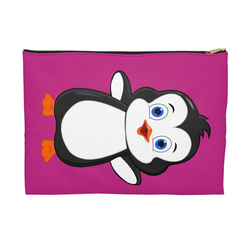 Accessory Pouch - Bebo The Penguin - Pink