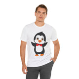 Adult-Size Okee The Penguin Tee - Leigha Marina Cartoon Design