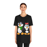 Adult-Size Tee - Leigha Marina's Mommy & Daddy Penguins