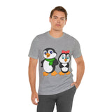 Adult-Size Tee - Leigha Marina's Mommy & Daddy Penguins