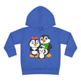 Mommy, Daddy, and Bebo Penguins Toddler Hoodie