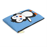 Accessory Pouch - Bebo The Penguin - Light Blue