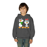 Mommy & Daddy Penguins Youth Hoodie