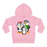 Mommy, Daddy, and Bebo Penguins Toddler Hoodie