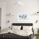 Leigha Marina's Penguins On Ice Poster With Names