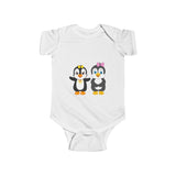 Baby-Size Nora & Mia Penguins Onesie
