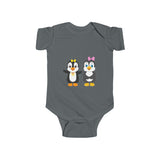 Baby-Size Nora & Mia Penguins Onesie