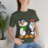 Adult-Size Tee - Leigha Marina's Mommy & Daddy Penguins