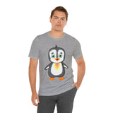 Adult-Size Makaio The Penguin Tee - Leigha Marina Cartoon Design