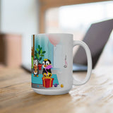 Sleep Over Ceramic Mug