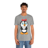 Adult-Size Mommy Penguin Tee - Leigha Marina Cartoon Design