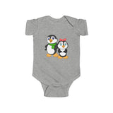 Baby-Size Mommy & Daddy Penguins Onesie - Leigha Marina