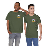 Mommy & Daddy Penguins Small Chest Print Tee