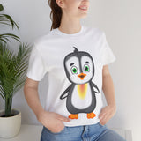 Adult-Size Makaio The Penguin Tee - Leigha Marina Cartoon Design