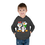 Mommy, Daddy, and Bebo Penguins Toddler Hoodie