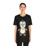 Adult-Size Makaio The Penguin Tee - Leigha Marina Cartoon Design