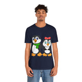 Adult-Size Tee - Leigha Marina's Mommy & Daddy Penguins