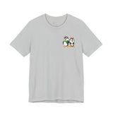 Mommy & Daddy Penguins Small Chest Print Tee