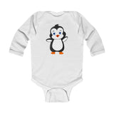 Baby-Size Long Sleeve Bodysuit - Bebo The Penguin