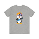Mrs. Glacier Teacher Penguin T-Shirt
