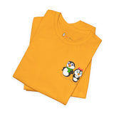 Mommy & Daddy Penguins Small Chest Print Tee
