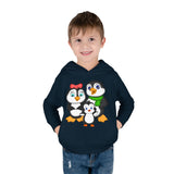 Mommy, Daddy, and Bebo Penguins Toddler Hoodie
