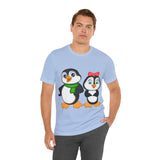Adult-Size Tee - Leigha Marina's Mommy & Daddy Penguins