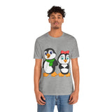 Adult-Size Tee - Leigha Marina's Mommy & Daddy Penguins