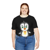 Adult-Size Makaio The Penguin Tee - Leigha Marina Cartoon Design