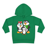 Mommy, Daddy, and Bebo Penguins Toddler Hoodie