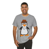 Adult-Size Grandpa Penguin Tee - Leigha Marina Cartoon Design