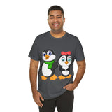 Adult-Size Tee - Leigha Marina's Mommy & Daddy Penguins