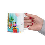 Sleep Over Ceramic Mug