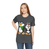 Adult-Size Tee - Leigha Marina's Mommy & Daddy Penguins
