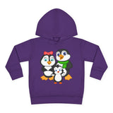 Mommy, Daddy, and Bebo Penguins Toddler Hoodie