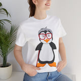 Adult-Size Grandma Penguin Tee - Leigha Marina Cartoon Design