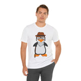 Adult-Size Grandpa Penguin Tee - Leigha Marina Cartoon Design