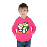 Mommy, Daddy, and Bebo Penguins Toddler Hoodie