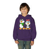 Mommy & Daddy Penguins Youth Hoodie