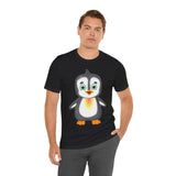 Adult-Size Makaio The Penguin Tee - Leigha Marina Cartoon Design