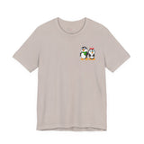 Mommy & Daddy Penguins Small Chest Print Tee