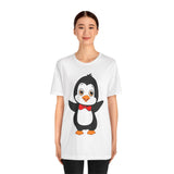 Adult-Size Okee The Penguin Tee - Leigha Marina Cartoon Design