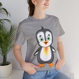 Adult-Size Makaio The Penguin Tee - Leigha Marina Cartoon Design