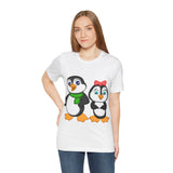 Adult-Size Tee - Leigha Marina's Mommy & Daddy Penguins