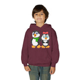 Mommy & Daddy Penguins Youth Hoodie