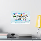 Leigha Marina's Penguins On Ice Poster With Names