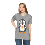 Adult-Size Makaio The Penguin Tee - Leigha Marina Cartoon Design