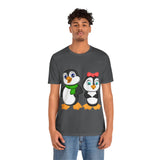 Adult-Size Tee - Leigha Marina's Mommy & Daddy Penguins