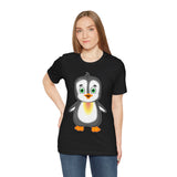 Adult-Size Makaio The Penguin Tee - Leigha Marina Cartoon Design